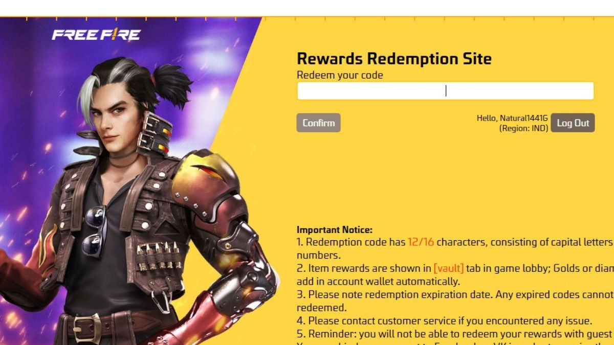 free fire max redeem codes for today