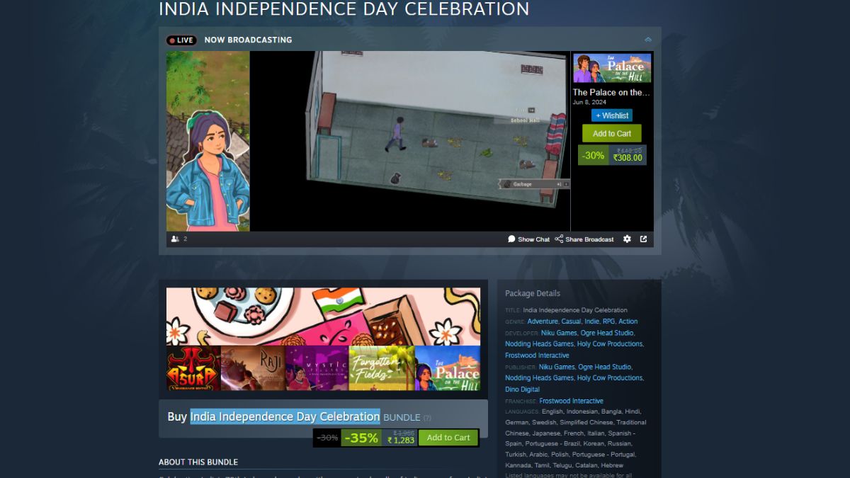 Steam India Independence Day Bundle